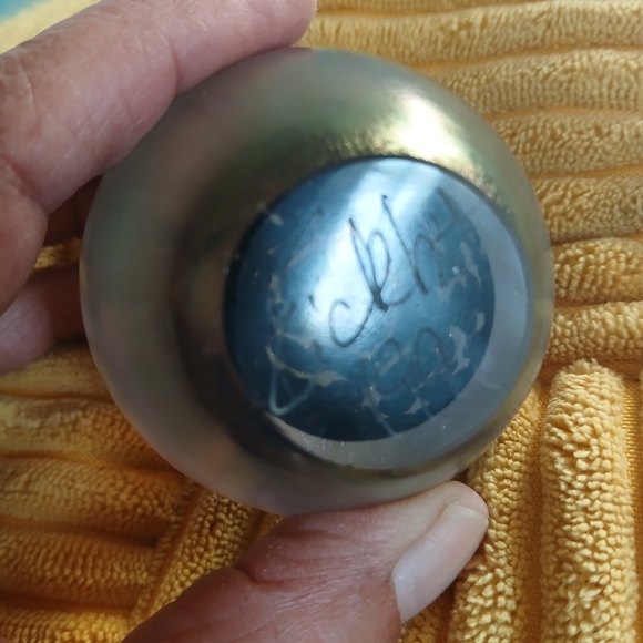 Vintage Robert Eickholt Art Glass Paperweight  1991 Signed - Picture 5 of 6